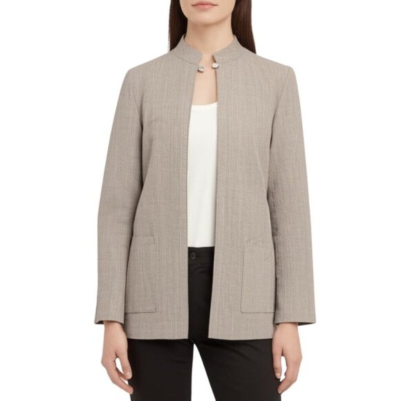 Eileen Fisher Jackets & Blazers - Eileen Fisher Italian Cotton Linen Blend Single Button Jacket Size S